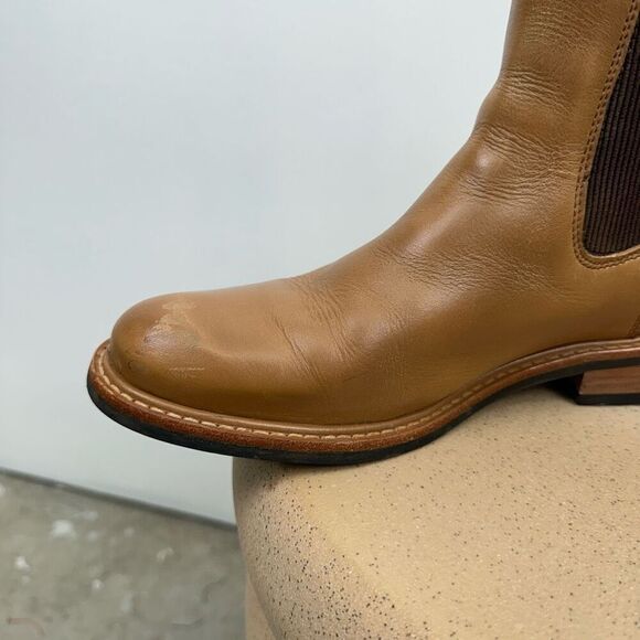 Nisolo Women’s Leather Carmen Chelsea Boot in Almond Brown - Picture 6 of 16